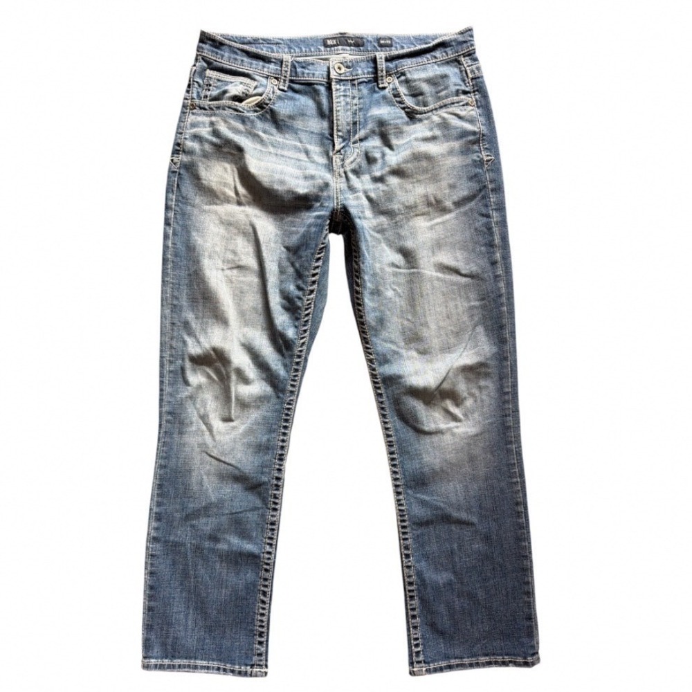 BKE Tyler Jeans Mens 36x32 Blue Straight Leg Medium Wash ABP23244R - Picture 5 of 10